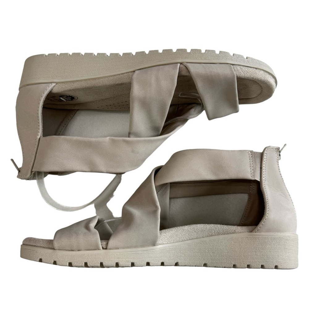Earth Spirit Crossband Wedge Sandals Size 10 - Picture 6 of 16